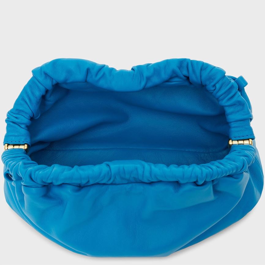 Women's Mansur Gavriel Mini Cloud Clutch Bags Blue | AU 7862XY